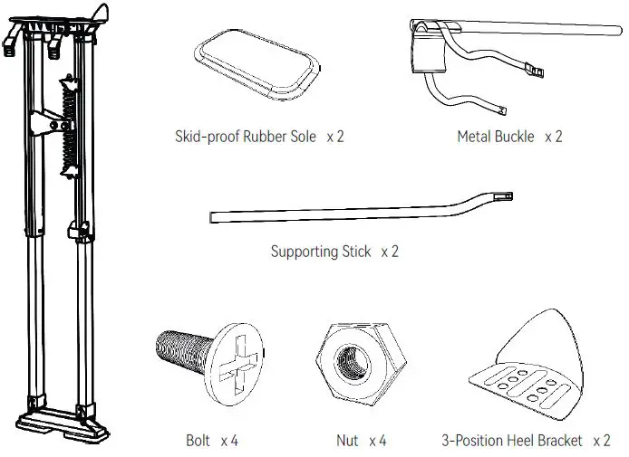 VEVOR-Drywall-Stilts-Adjustable-Painting-Taping-fig- (1)
