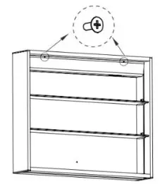 Ursa Silver 2 Door Mirrored Bathroom Cabinet with Lights Bluetooth and Demister - overview 1