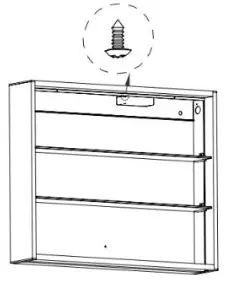 Ursa Silver 2 Door Mirrored Bathroom Cabinet with Lights Bluetooth and Demister - overview 3