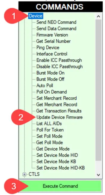 IDTECH IDP 05 L1 Lite On Custom PiP OEM Standalone NFC Device - Commands