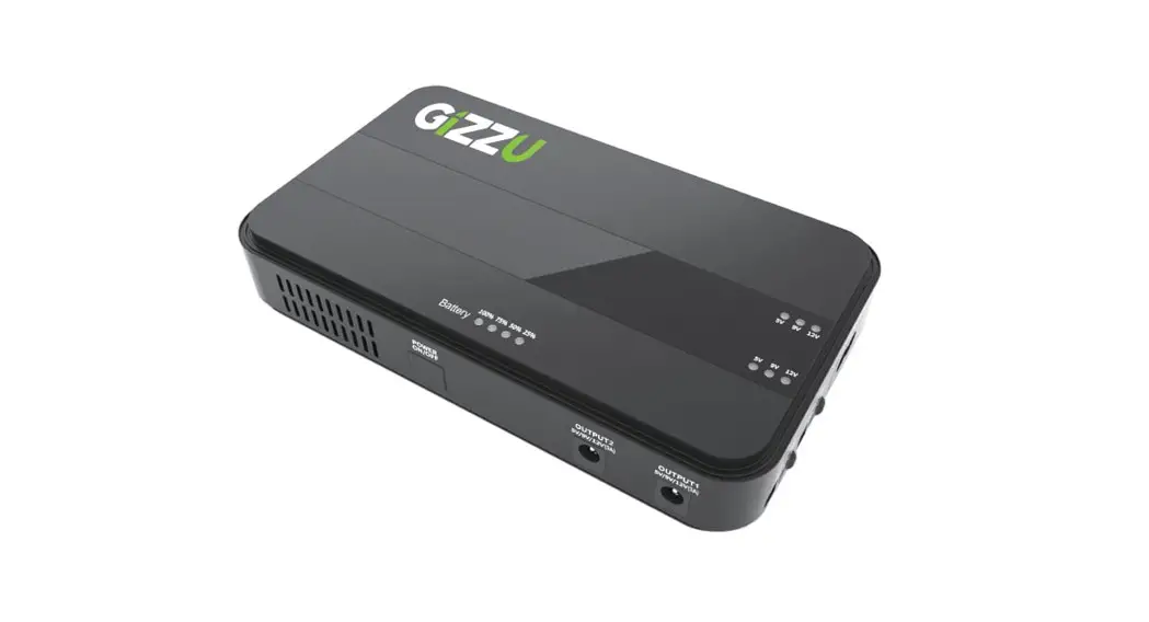 Gizzu Gudp36w Mini Dual Dc Ups User Manual