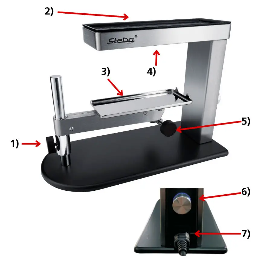 Steba RC 210 Swiss Style Cheese Raclette - overview 1
