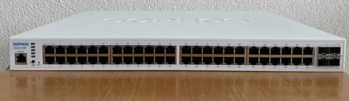Sophos Cs110-48fp Rackmount Gigabit Managed Switch User Guide