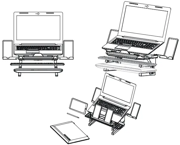 DarkFlash DLT22 Foldable Stand - Product Intructions 10