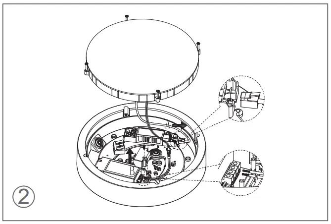 BRIDA Quanta Q290 Ceiling LED Light - Disconnect