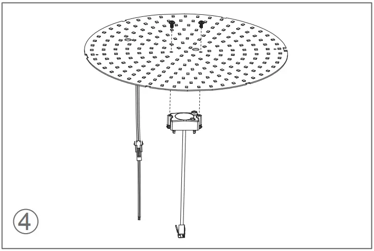 BRIDA Quanta Q290 Ceiling LED Light - diffuser 1
