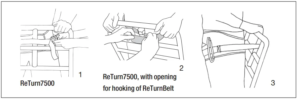 DHG ReTurn7500i, ReTurn7400 System RoMedic - attach ReTurnBelt