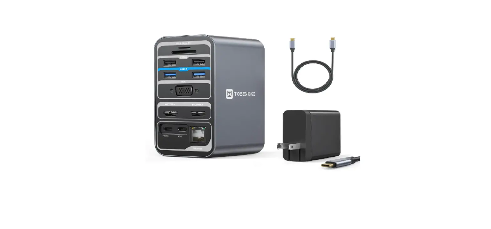 Tobenone Uds019 Usb-c Dual Display Docking Station User Guide