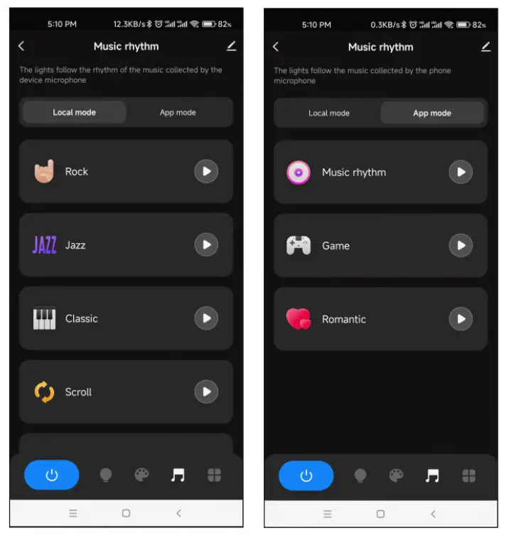 Music rhythm interface