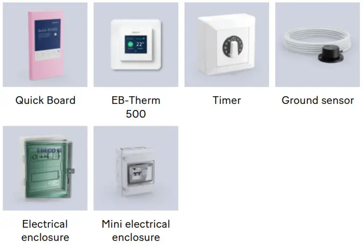 EBECO Snowmelt Resistive 2 Conductor with Screen on Elastic Mesh - Supplementary products
