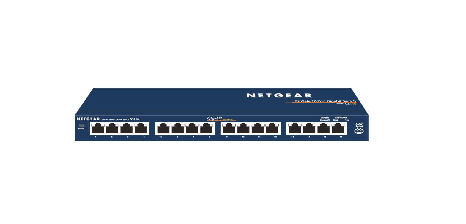 Netgear Gs116 Prosafe 16-port Gigabit Switch Installation Guide