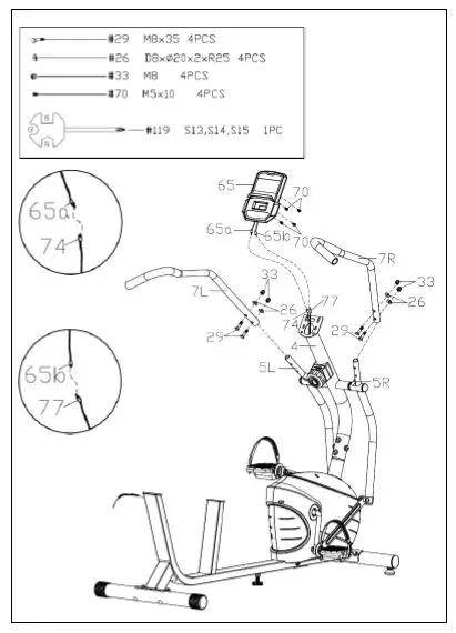 SUNNY SF-RB420032 Performance Interactive Series Recumbent Bike-fig-8