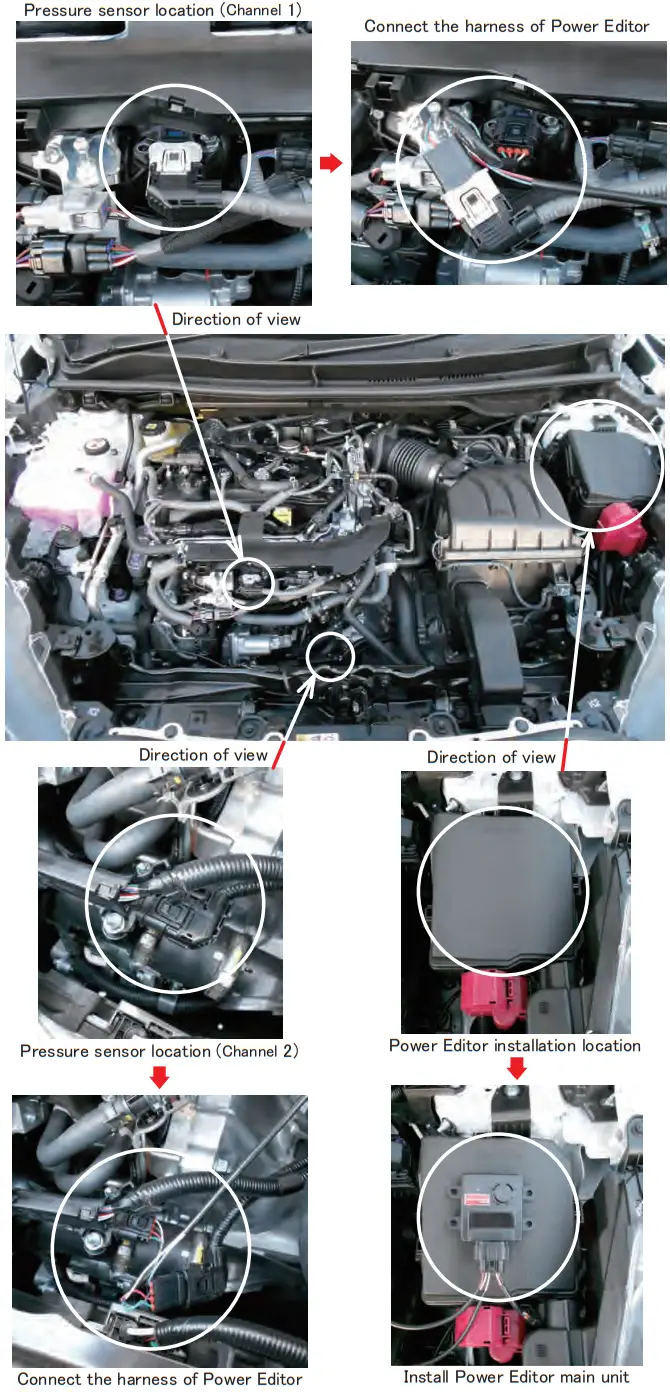 HKS 42018-AT018 Power Editor Toyota GR Yaris GXPA16 - Connect the harness