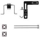 Finish securing harness on door Figure 1