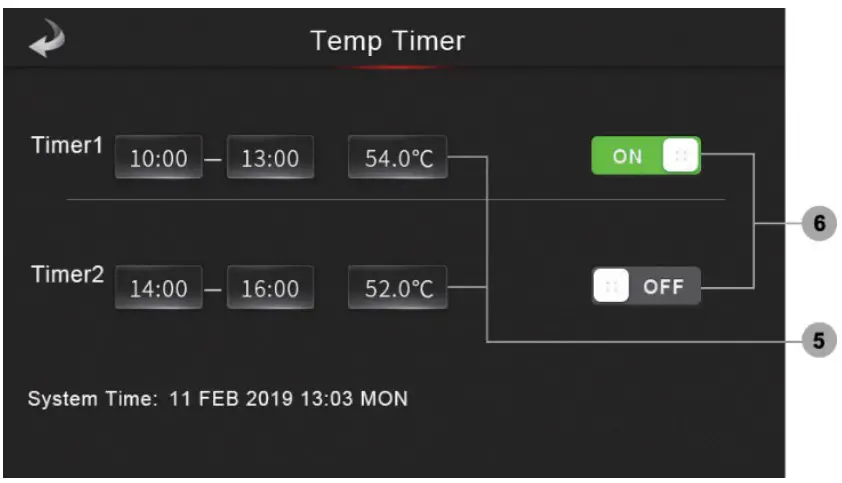 Temperature Timers