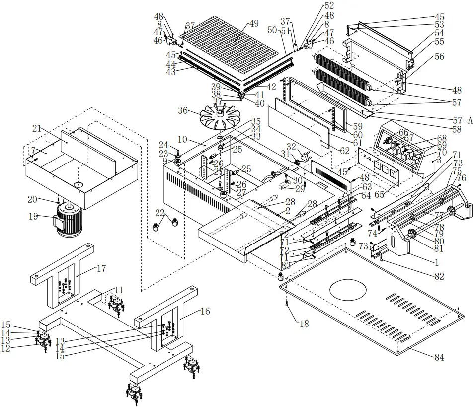 TEKOPACK T 5540 Shrink Wrapping Packaging Machine - Placing film body