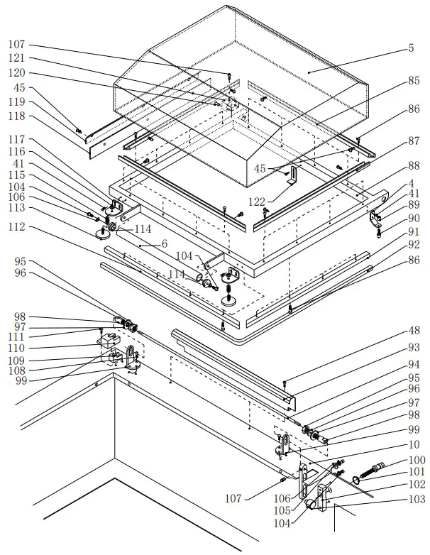 TEKOPACK T 5540 Shrink Wrapping Packaging Machine - window body
