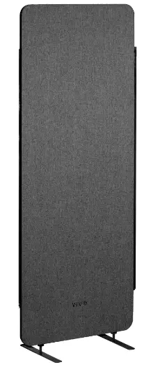 V I V O PP-1-T024D Dark Gray Freestanding Room Divider