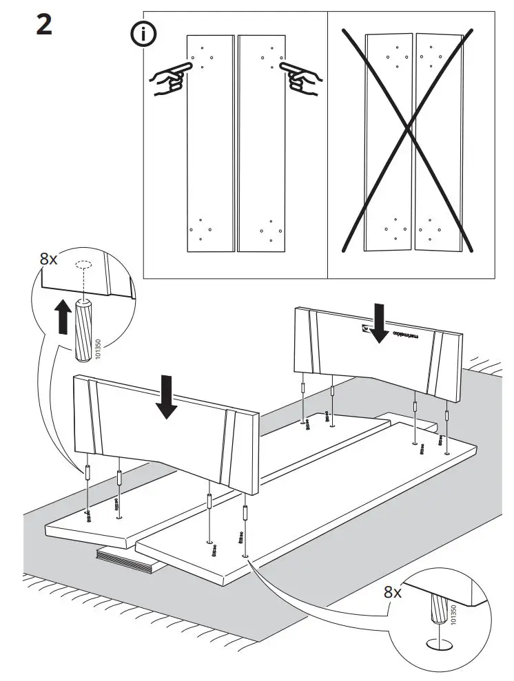 IKEA BASTUA Solid Birch Bench Instruction Manual - How to use