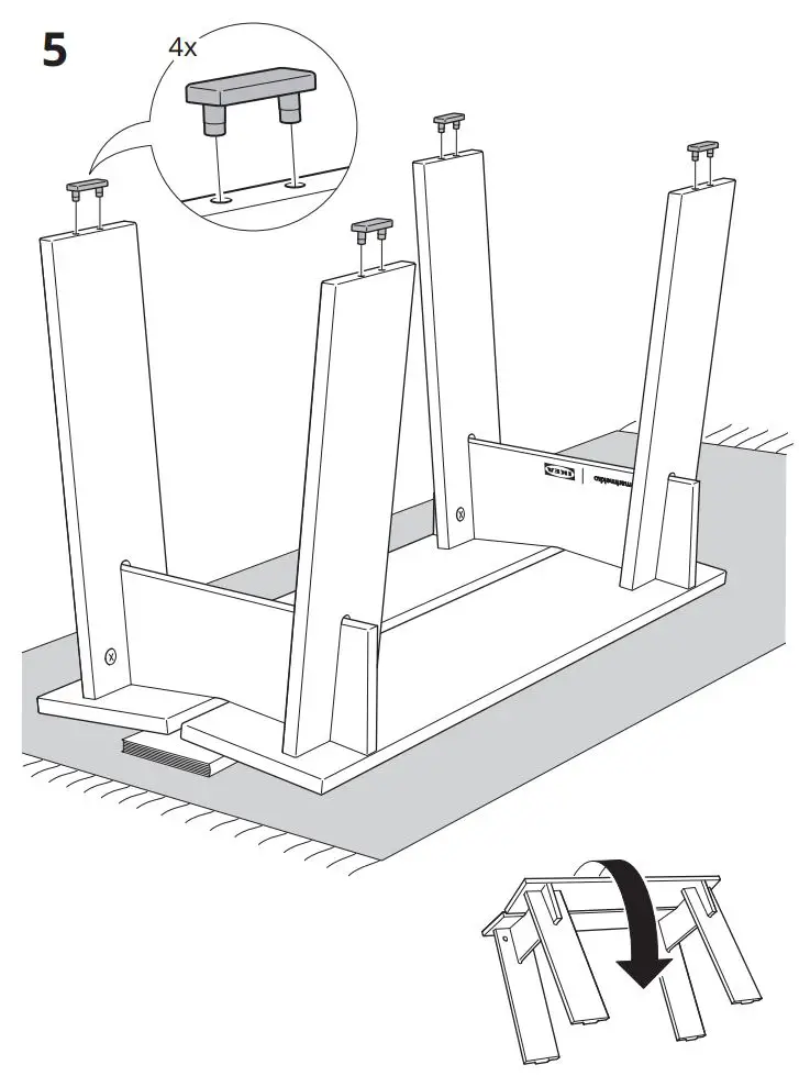 IKEA BASTUA Solid Birch Bench Instruction Manual - How to use