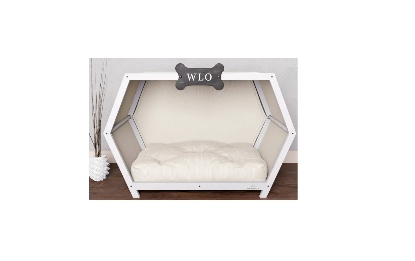 Wlo Wood Hexxon Solid Dog House Instruction Manual