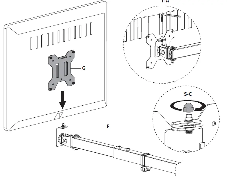 V-I-V-O-STAND-TS38C-4-Telescoping-Quad-Monitor-Desk-Mount-fig- (13)