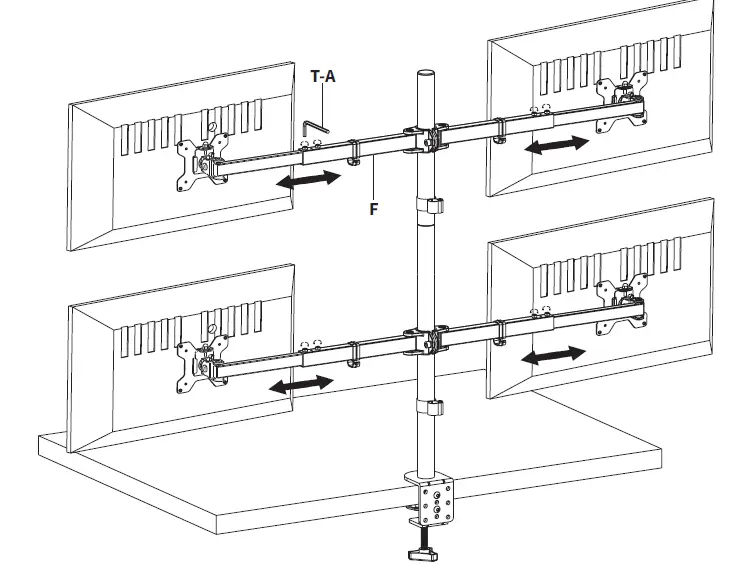 V-I-V-O-STAND-TS38C-4-Telescoping-Quad-Monitor-Desk-Mount-fig- (14)