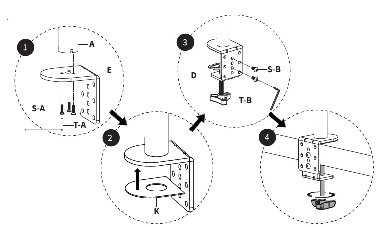 V-I-V-O-STAND-TS38C-4-Telescoping-Quad-Monitor-Desk-Mount-fig- (7)