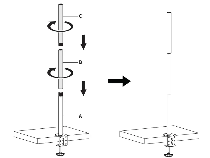 V-I-V-O-STAND-TS38C-4-Telescoping-Quad-Monitor-Desk-Mount-fig- (9)