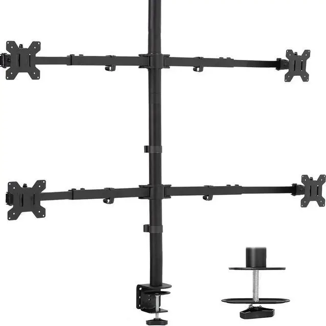 V-I-V-O-STAND-TS38C-4-Telescoping-Quad-Monitor-Desk-Mount-product