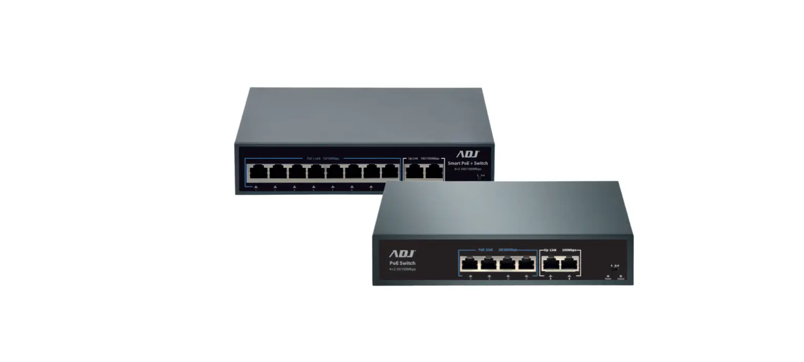 Adj 710-00091 Switch 4-8 Ports Poe +2 Uplink Ports User Manual