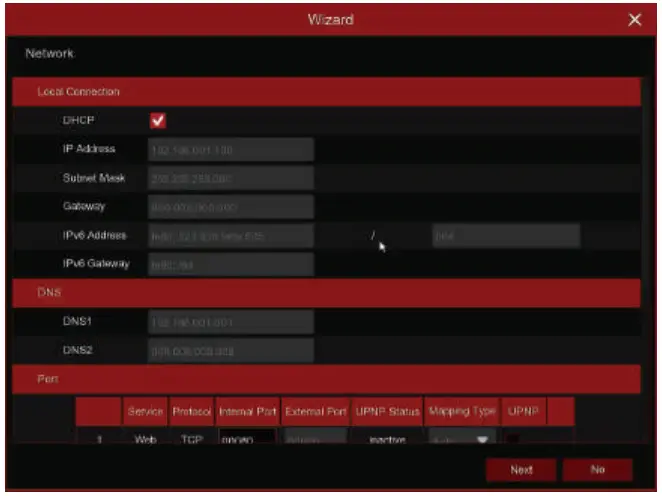 AVYCON DIVERSITY SERIES Network Video Recorders - Network Configuration