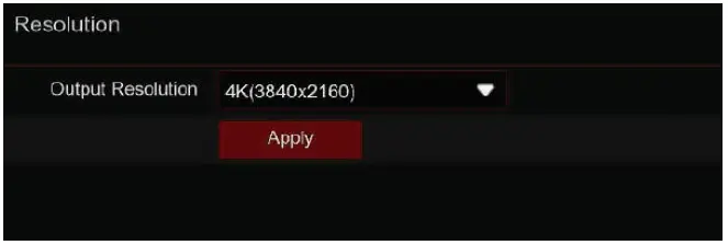 AVYCON DIVERSITY SERIES Network Video Recorders - Resolution