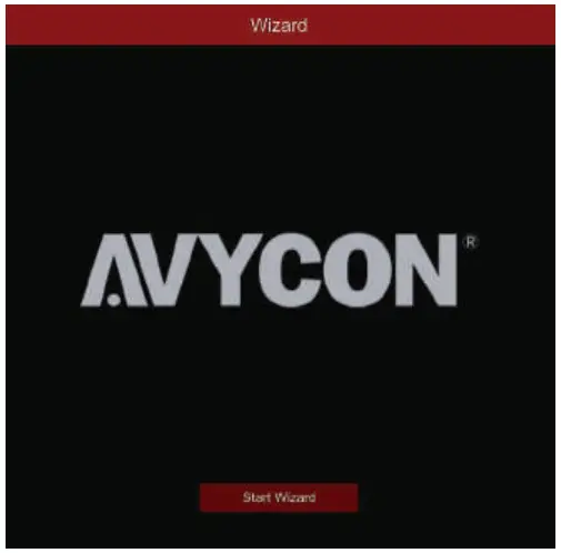 AVYCON DIVERSITY SERIES Network Video Recorders - Start Wizard