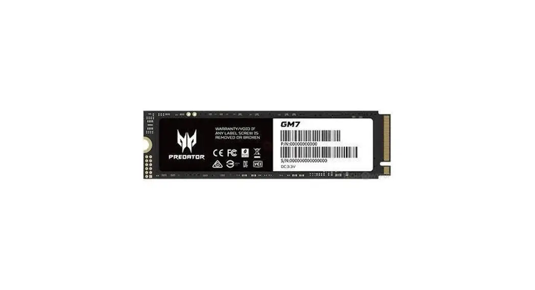 Acer Bl.9bwwr.117 Predator Gm7 M.2 Solid State Drive User Guide Acer Bl.9bwwr.117 Predator Gm7 M.2 Solid State Drive User Guide