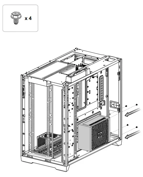 thermaltake CTE C750 Air Tower Chassis System - Installation1
