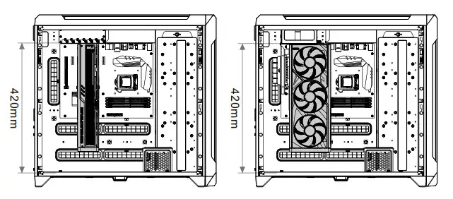 thermaltake CTE C750 Air Tower Chassis System - VGA