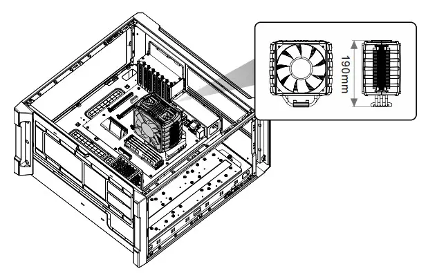 thermaltake CTE C750 Air Tower Chassis System - cooler