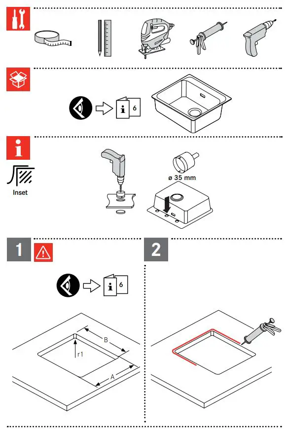 FRANKE MRG 610-37 ON Maris Single Bowl Sink User Manual - How to use