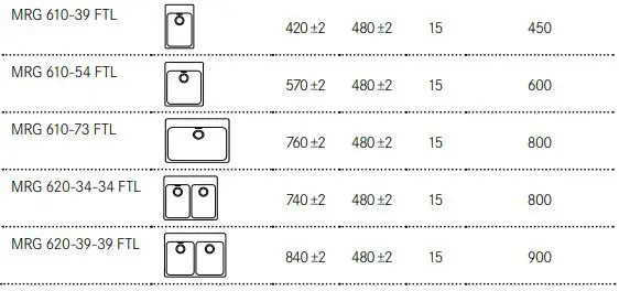 FRANKE MRG 610-37 ON Maris Single Bowl Sink User Manual - How to use