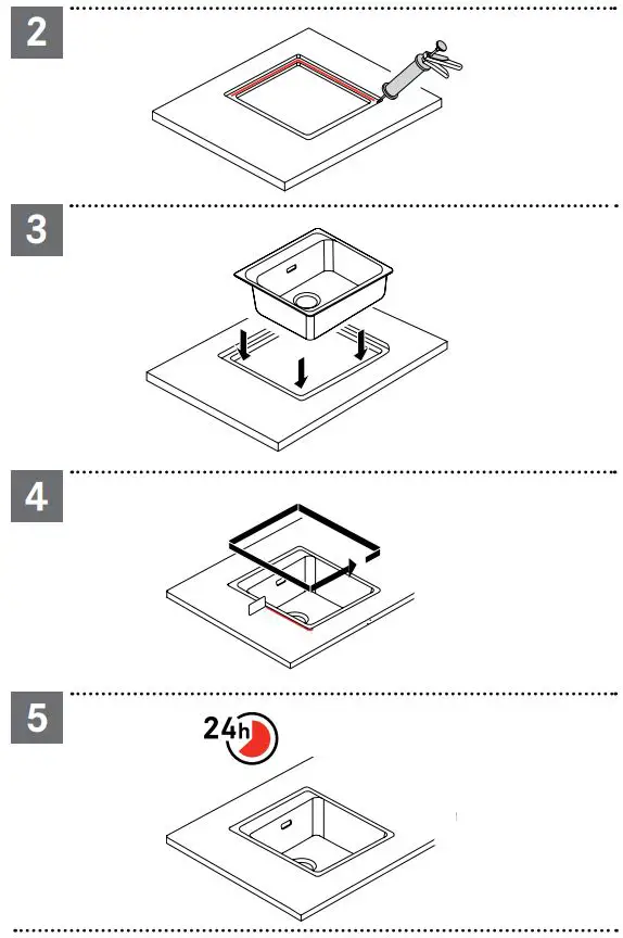 FRANKE MRG 610-37 ON Maris Single Bowl Sink User Manual - How to use