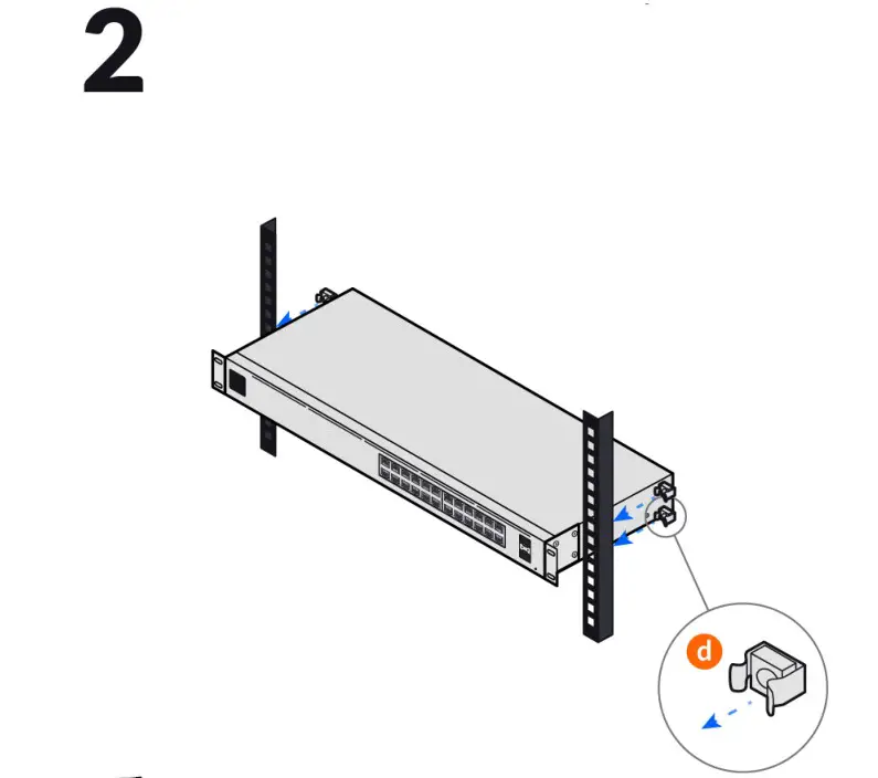 UBIQUITI 24 PoE Unifi Switch - Installation 2