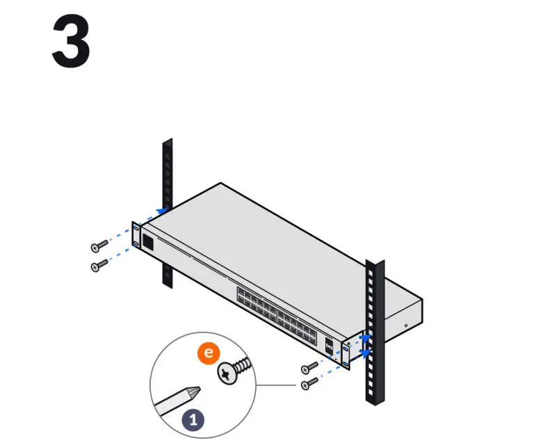 UBIQUITI 24 PoE Unifi Switch - Installation 3