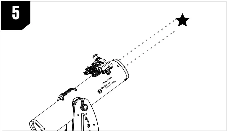 CELESTRON 24070 StarSense Explorer 10 Inch Dobsonian Telescope - FINDERSCOPE IS NOW ALIGNED