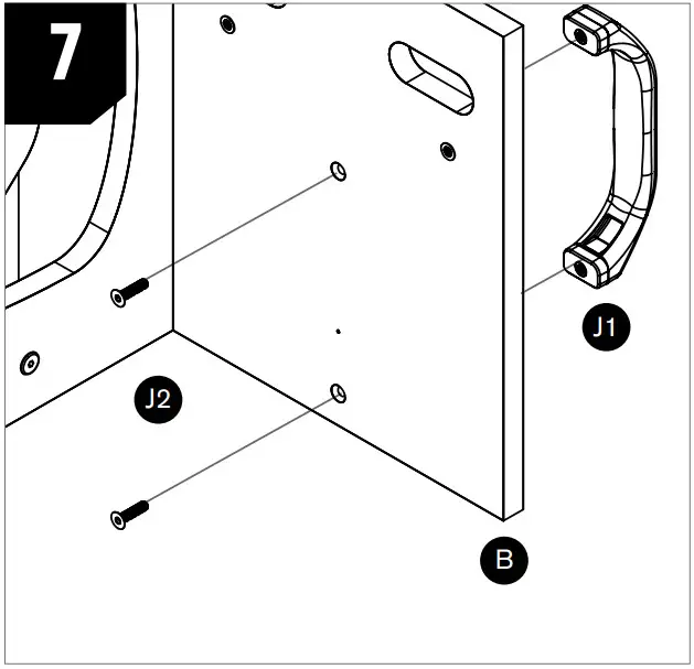 CELESTRON 24070 StarSense Explorer 10 Inch Dobsonian Telescope - base handle