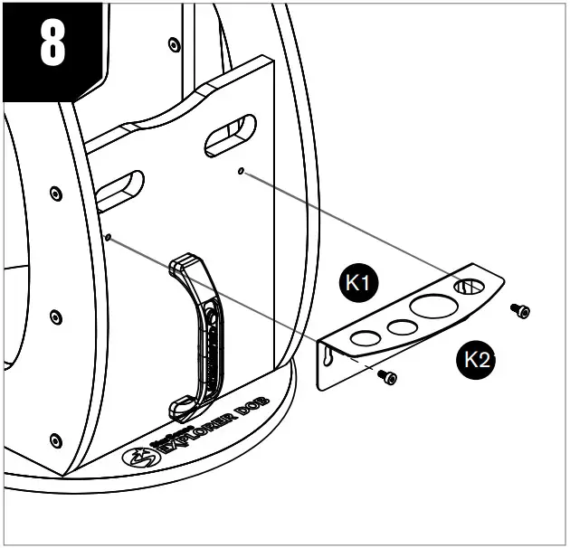 CELESTRON 24070 StarSense Explorer 10 Inch Dobsonian Telescope - eyepiece rack