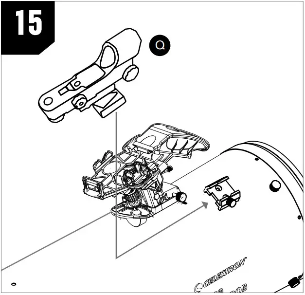CELESTRON 24070 StarSense Explorer 10 Inch Dobsonian Telescope - finderscope