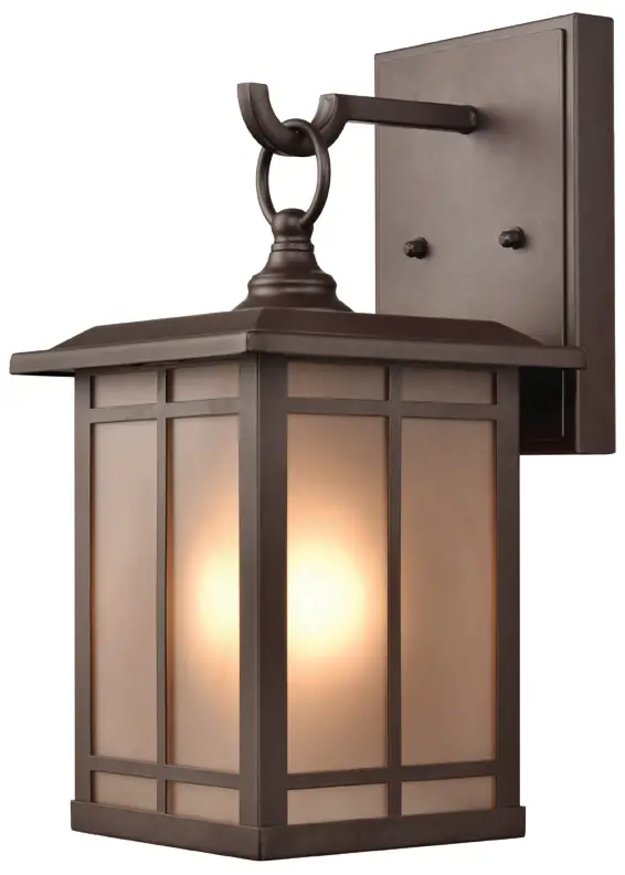MILLENNIUM LIGHTING 4162-PBZ Brockston 1 Light Outdoor Wall Mount