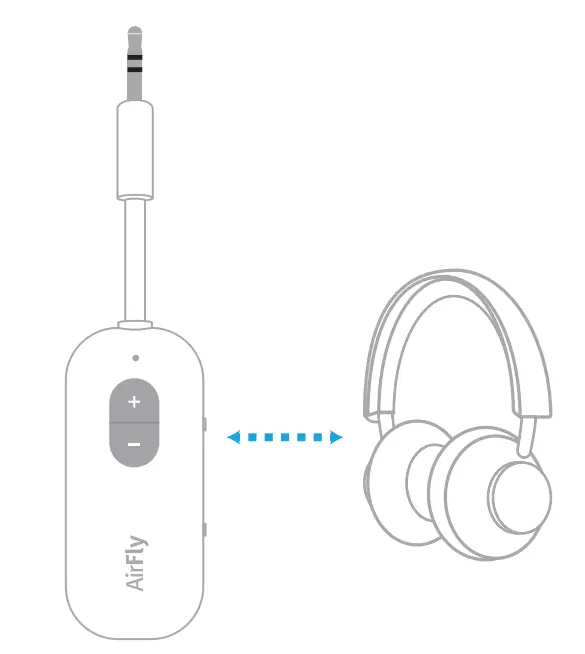 Pairing Airfly with Wireless Headphones
