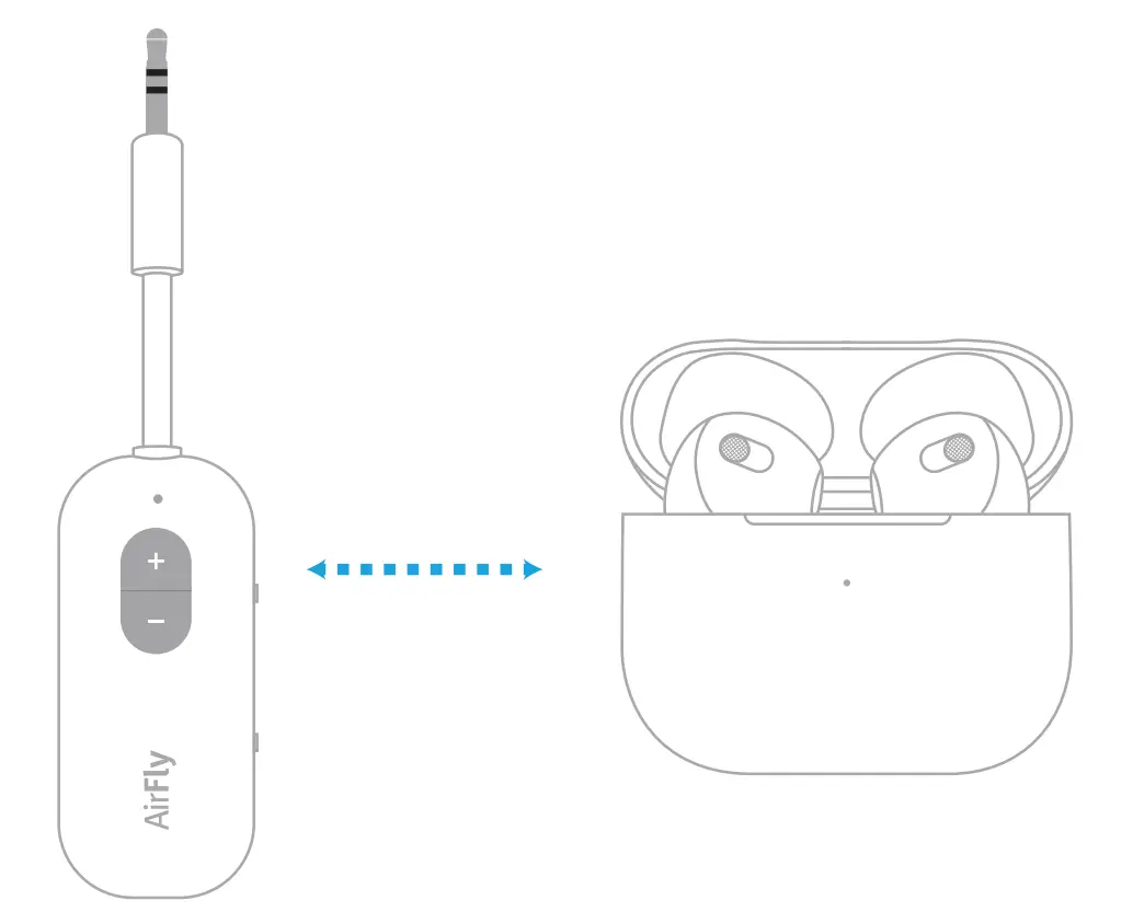 Pairing Airfly with AirPods